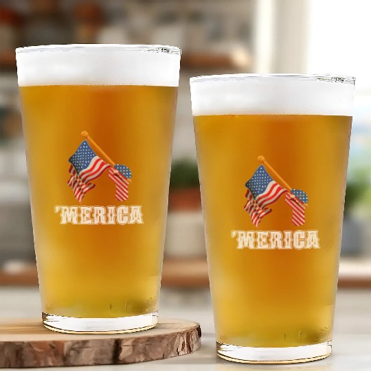 Patriotism Merica Pride US Patriots USA Fan Glass Cups