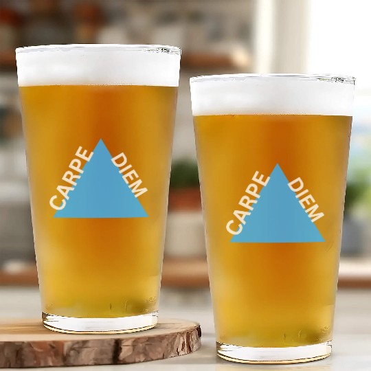 "Carpe Diem Glass Cups: Seize the Day in Style!"