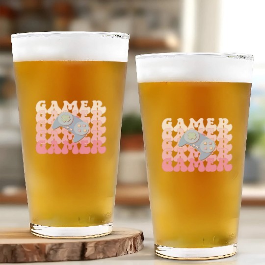 Gamer, Happy Game Day Glass Cups