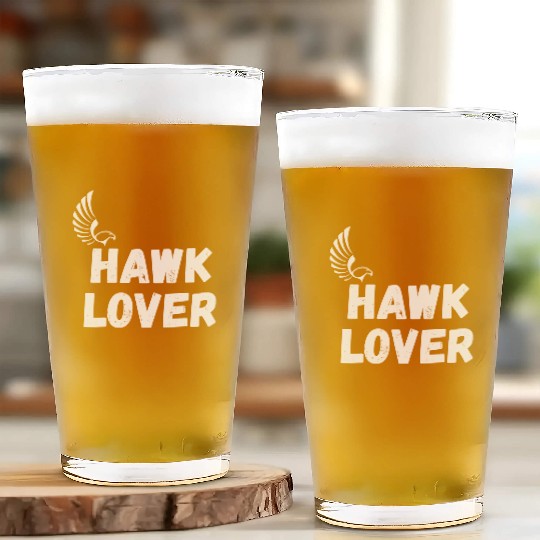 Hawk Lover Glass Cups