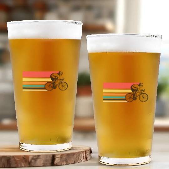 Cycle Racing World Championship Abstract Glass Cups