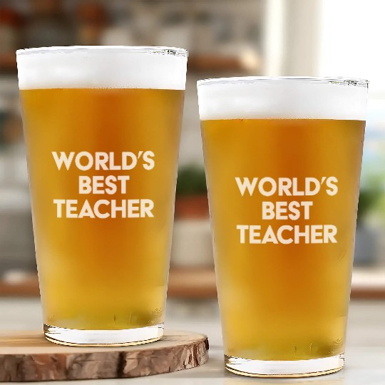 worlds best teacher Glass Cups