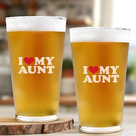 I love my aunt Glass Cups