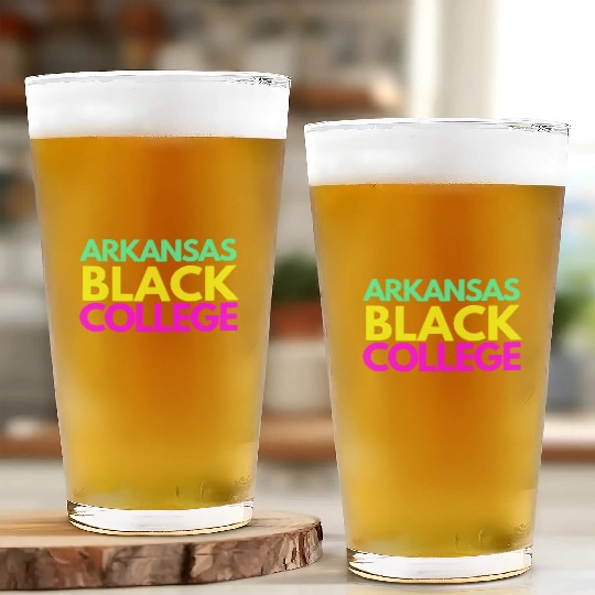 Arkansas Yellow Black College Glass Cups (Invest Edt)