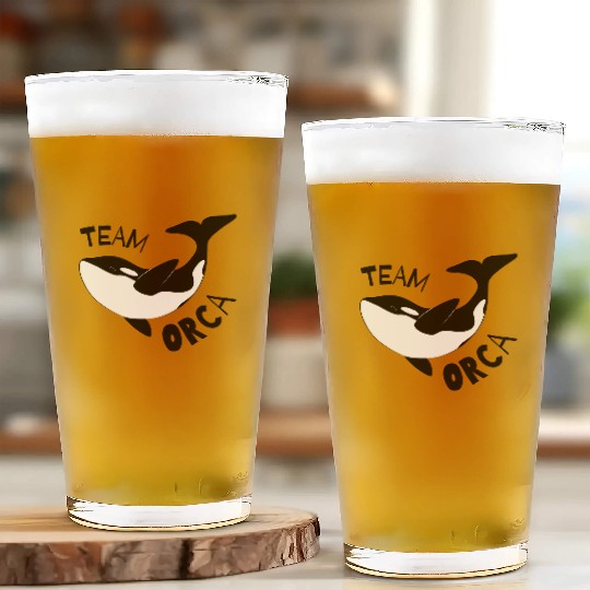 Team Orca Funny Leftist Sink The Rich Save The Glass Cups