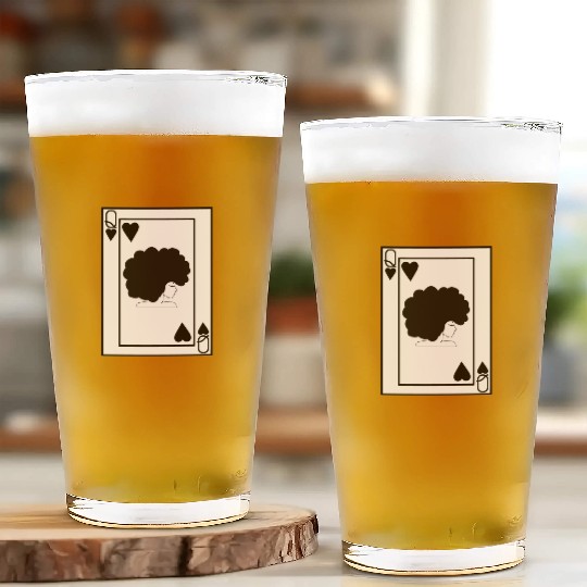 Black Queen Glass Cups