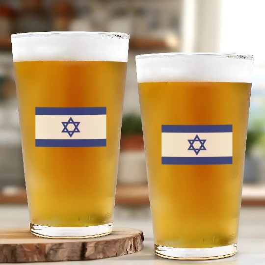 Flag of Israel X 300 Glass Cups