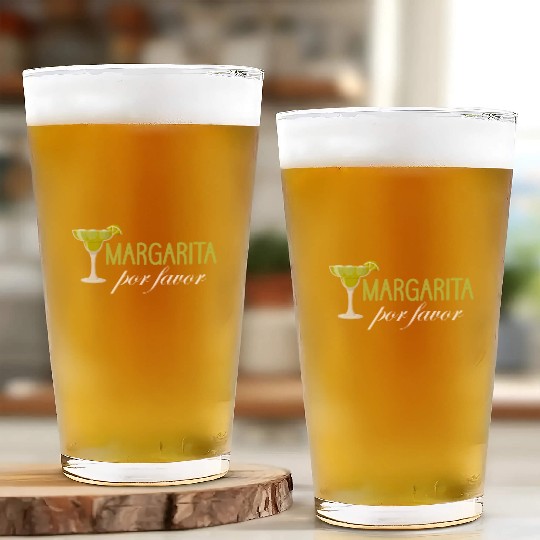 Margarita Por Favor Mexico Siesta Festivals Glass Cups