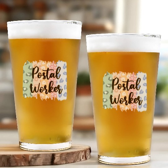 Postal worker Glass Cups