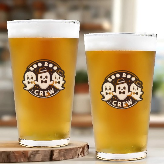 Boo Boo Crew Glass Cups