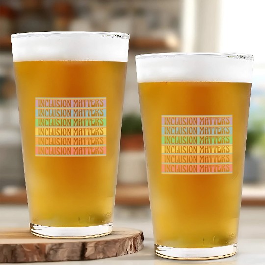 Inclusion Matters Kindness Diversity Awareness Glass Cups