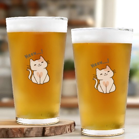 Meow....))) Glass Cups