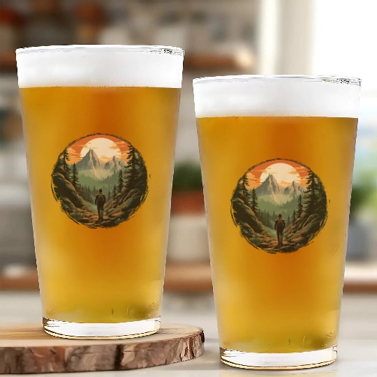 Forest nature trekking adventure Glass Cups