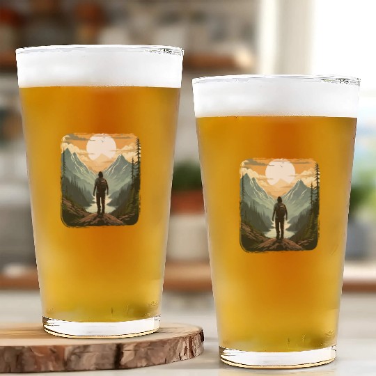Forest nature trekking adventure Glass Cups