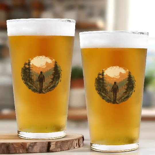Forest nature trekking adventure Glass Cups