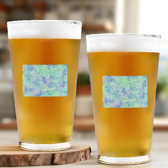 Crystal Snowflake Pattern Glass Cups