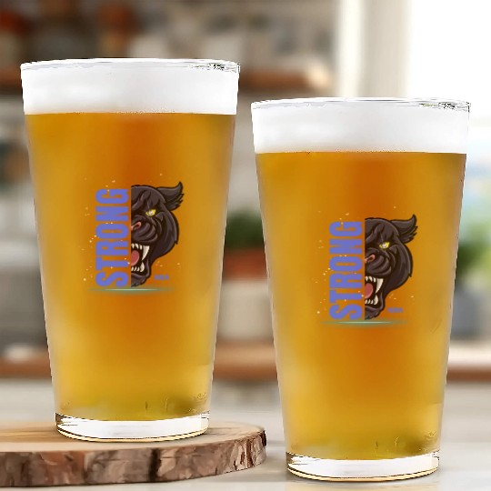 Savage Tiger Glass Cups