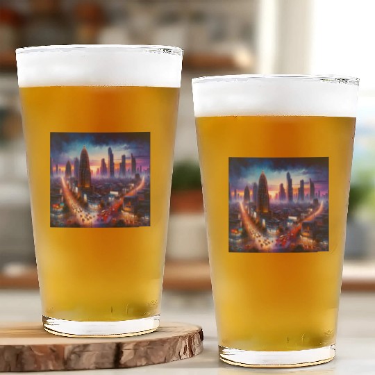 Urban Twilight Glass Cups
