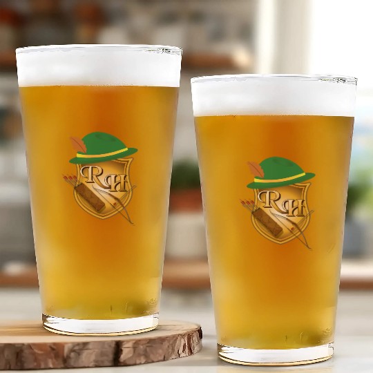 Robin Hood the Archer (and His Items) R&H letters Glass Cups
