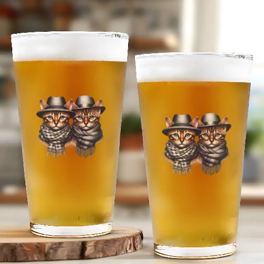 Bengal Kittens Cute Kitty Glass Cups
