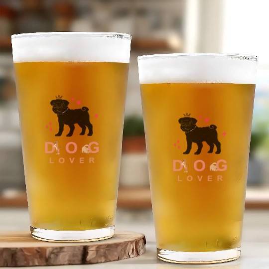 German Shepherd Dog Lover Glass Cups