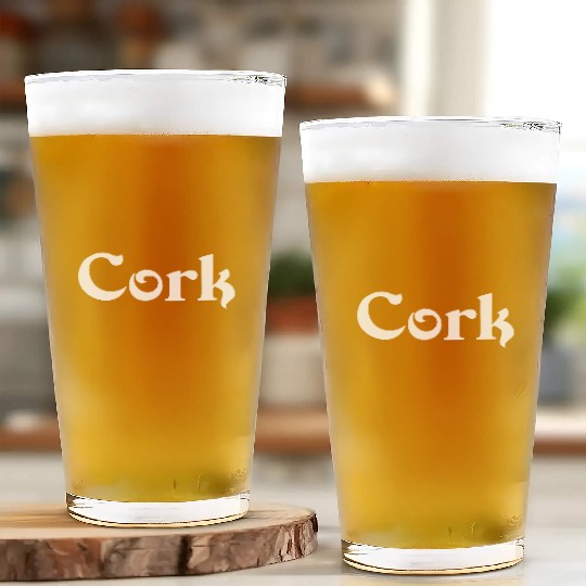 CORK Ireland Glass Cups