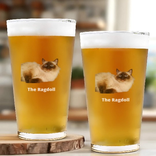 The Ragdoll Cat, Cat Mom, Cat Dad, Pet lover Glass Cups