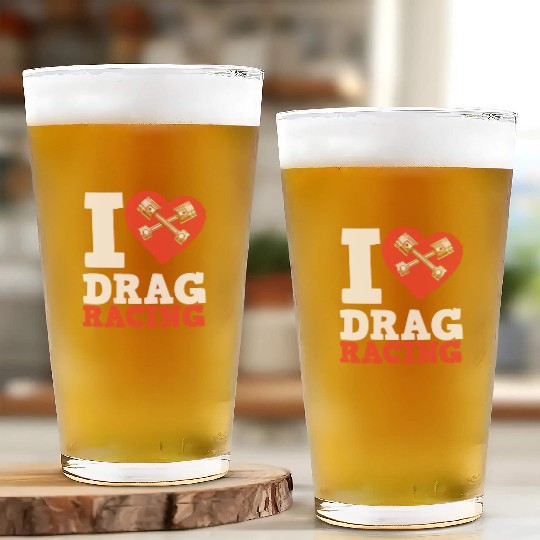 Funny Drag Race Drag Racing Gift Glass Cups
