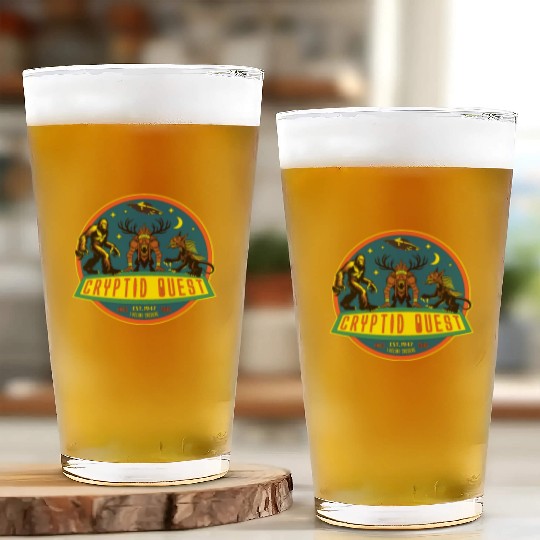 Cryptid Quest Glass Cups