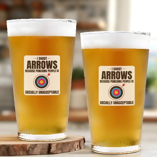 Archery Targets Archer Bullseye Shooting Sport Glass Cups