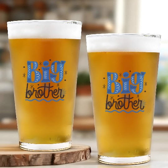 Brother means loves! Brother day Glass Cups