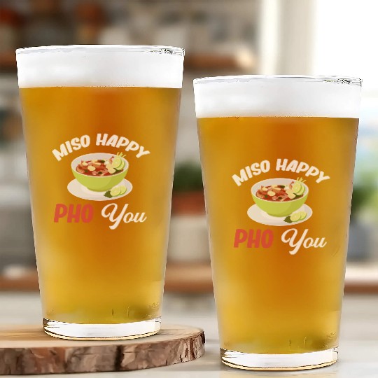 Miso Happy Pho You Asian Chinese Cuisine Glass Cups