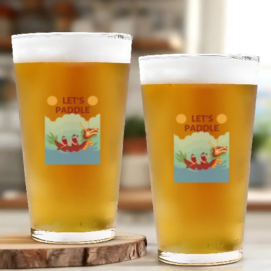 Lets paddle! Celebrate Dragon Boat Festival 2024 Glass Cups