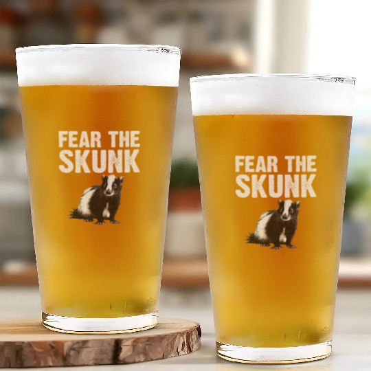 Best Skunk Design Zookeeper Skunk Lover Glass Cups