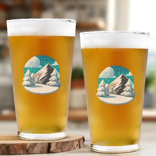 Winter Wonderland Glass Cups