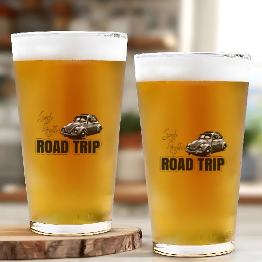road trip Glass Cups
