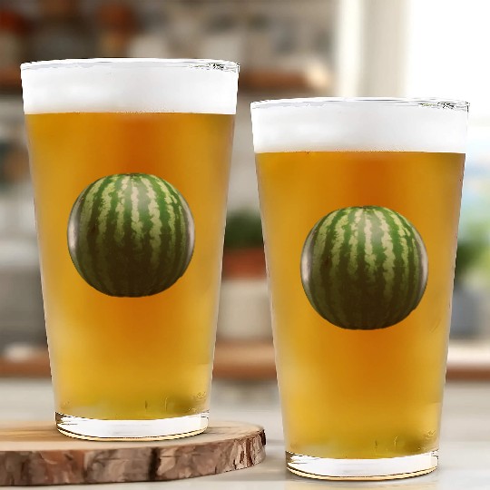 Watermelon Realistic Glass Cups