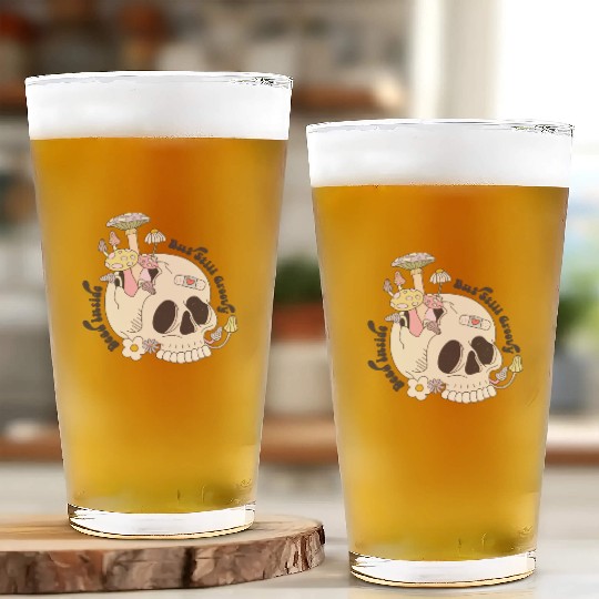 Dead Inside But Still Groovy Glass Cups