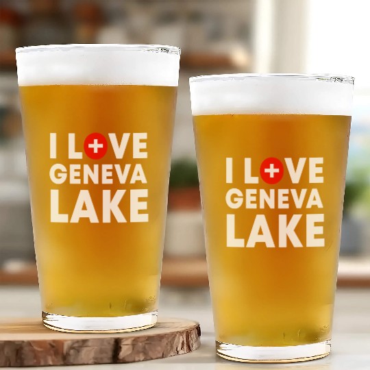 Lake Geneva Switzerland Attractions Weather Glass Cups