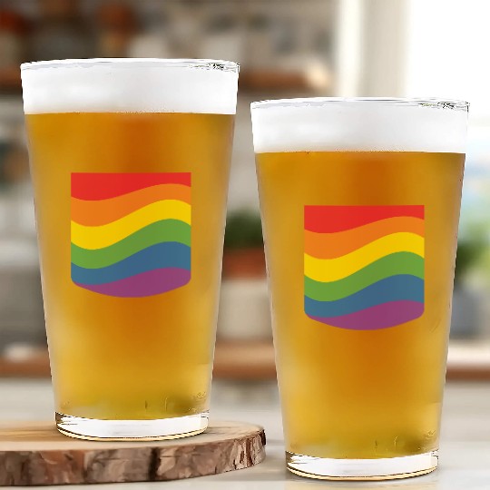 LGBT Pocket Transgender Lesbian Rainbow Gay Pride Glass Cups