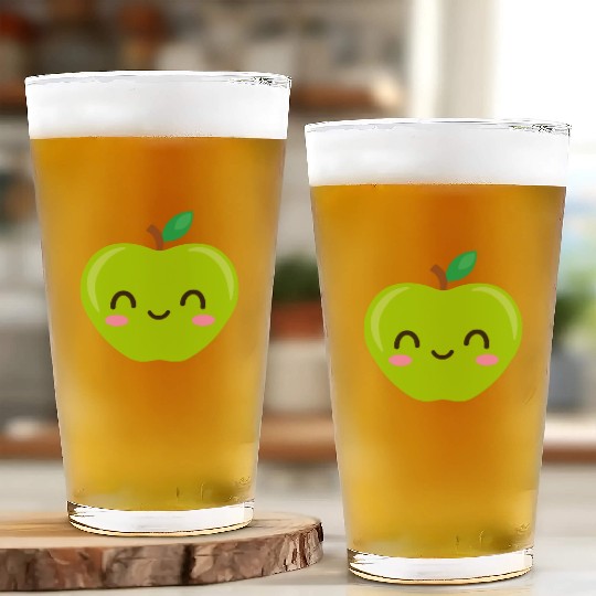 back to school APPLE Glass Cups