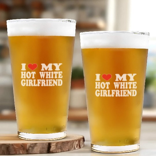 I Love My Boyfriend Glass Cups | Cute Romantic Glass Cups