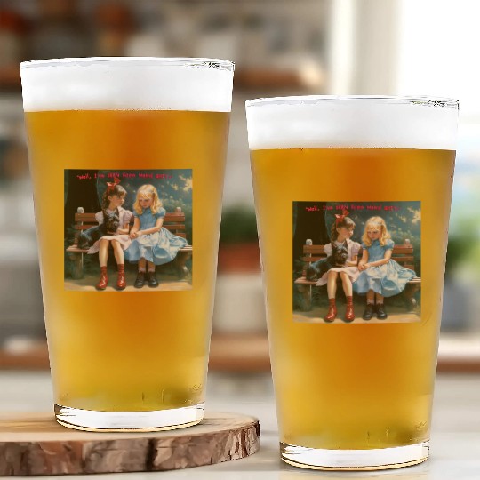 Dorothy and Alice hilarious Glass Cups