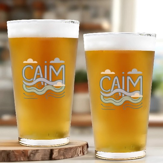 Calm: Peaceful and Minimalist Design Glass Cups