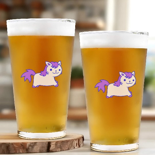 Little Pony Cat Face Little Small Horse Riding Fun Glass Cups