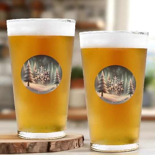 Winter Wonderland Glass Cups