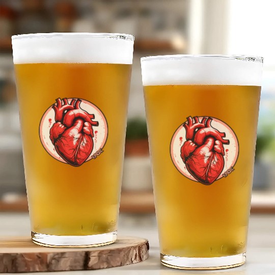 Anatomy of a Heart Glass Cups