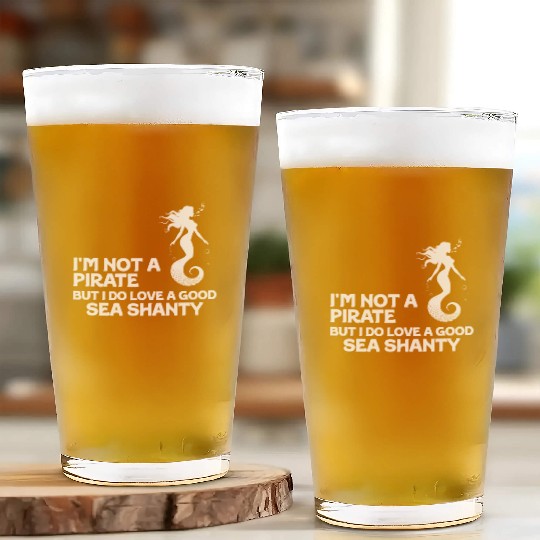 Sailor Meme Pirate Ship Ocean Sailing Glass Cups