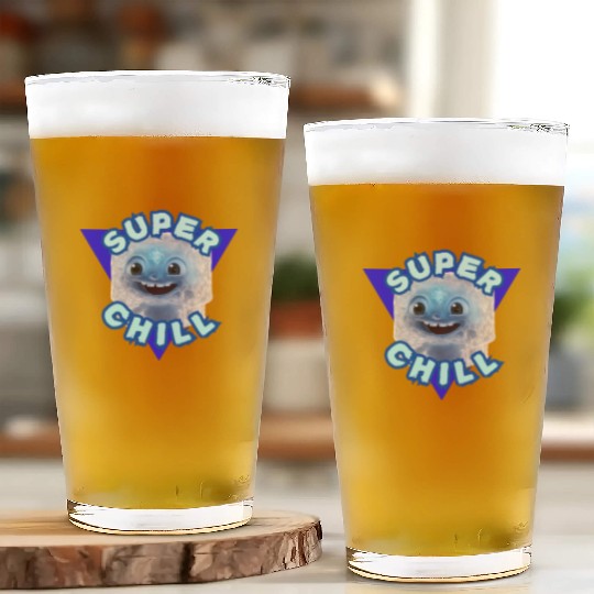 Super Chill Character Design  Glass Cups