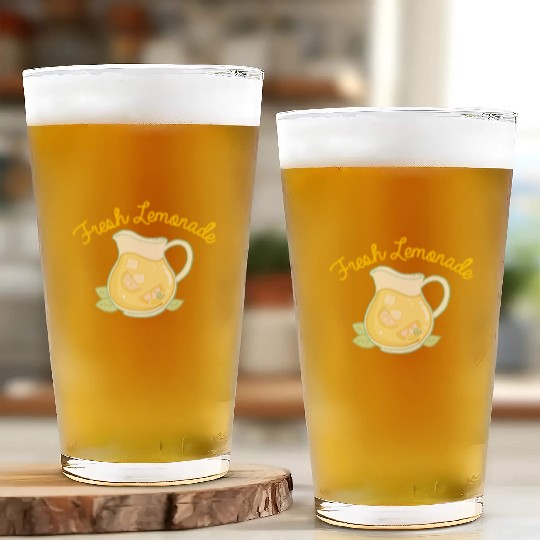 Fresh Lemonade Glass Cups